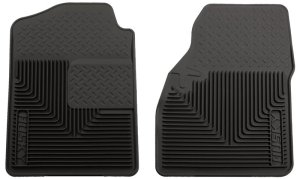 GMC Sierra Floor Mats - Front - Husky Liners - Heavy Duty - Black - `00-`06